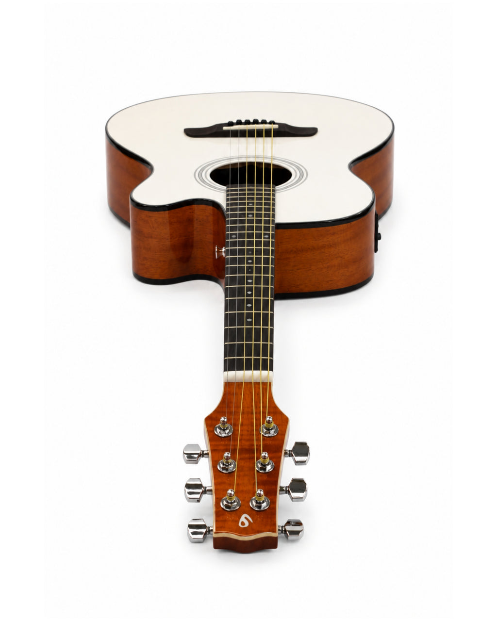 Guitarra Electroacústica White Mahogany 40¨- Incluye Funda