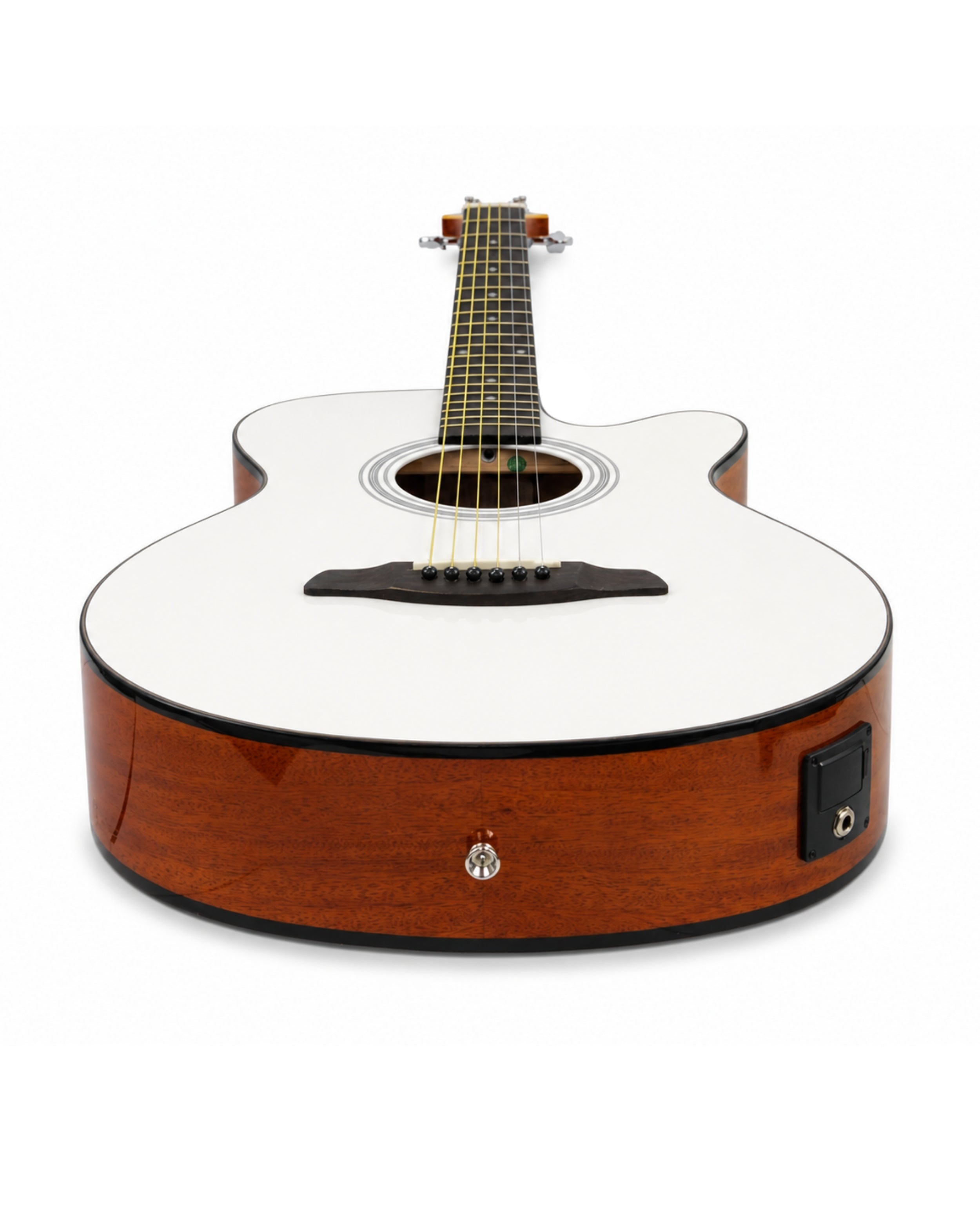 Guitarra Electroacústica White Mahogany 40¨- Incluye Funda