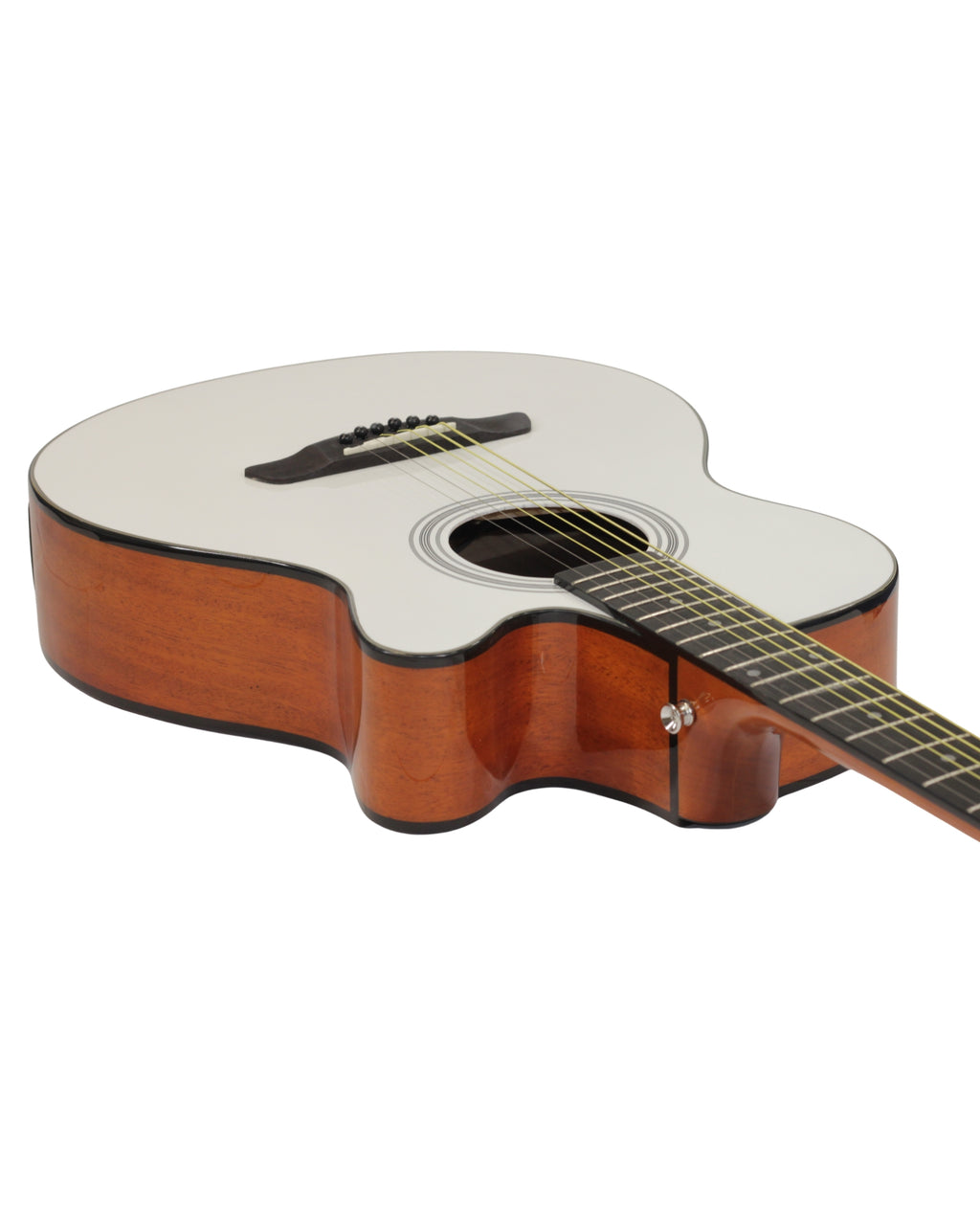 Guitarra Electroacústica White Mahogany 40¨- Incluye Funda