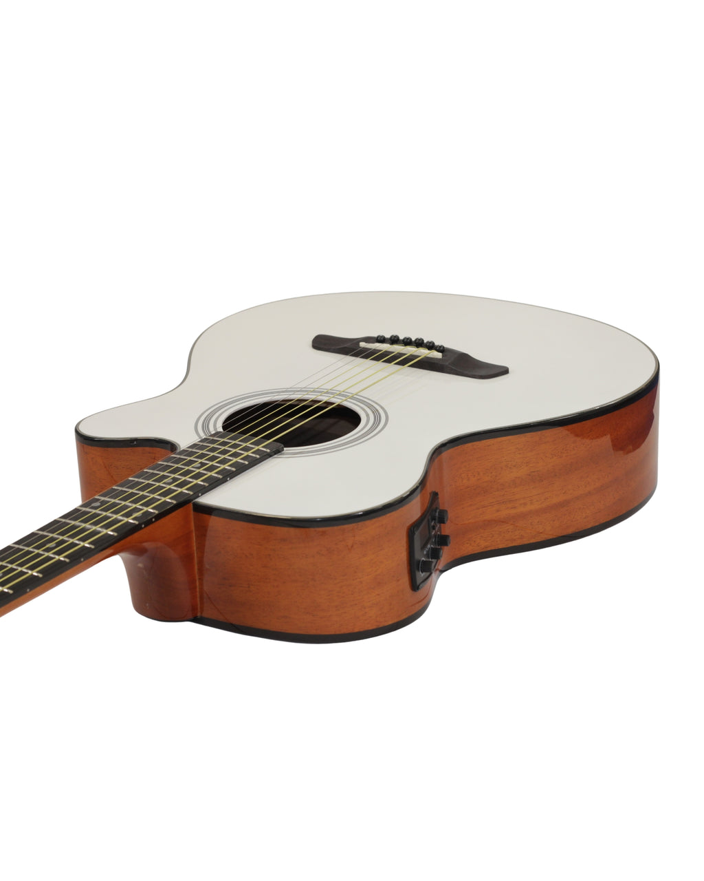 Guitarra Electroacústica White Mahogany 40¨- Incluye Funda