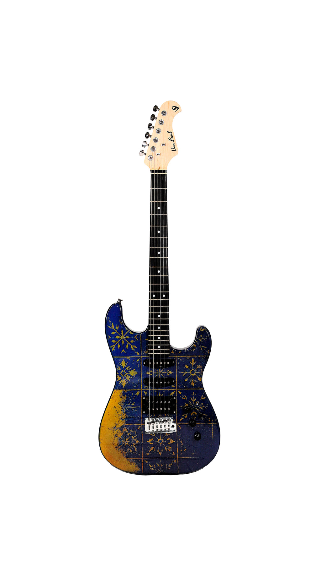 Guitarra Electrica Strato SSH Blue Retro