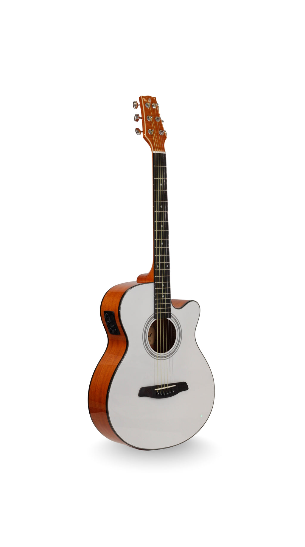 Guitarra Electroacústica White Mahogany 40¨- Incluye Funda