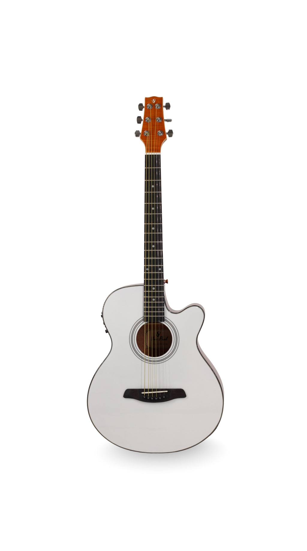 Guitarra Electroacústica White Mahogany 40¨- Incluye Funda