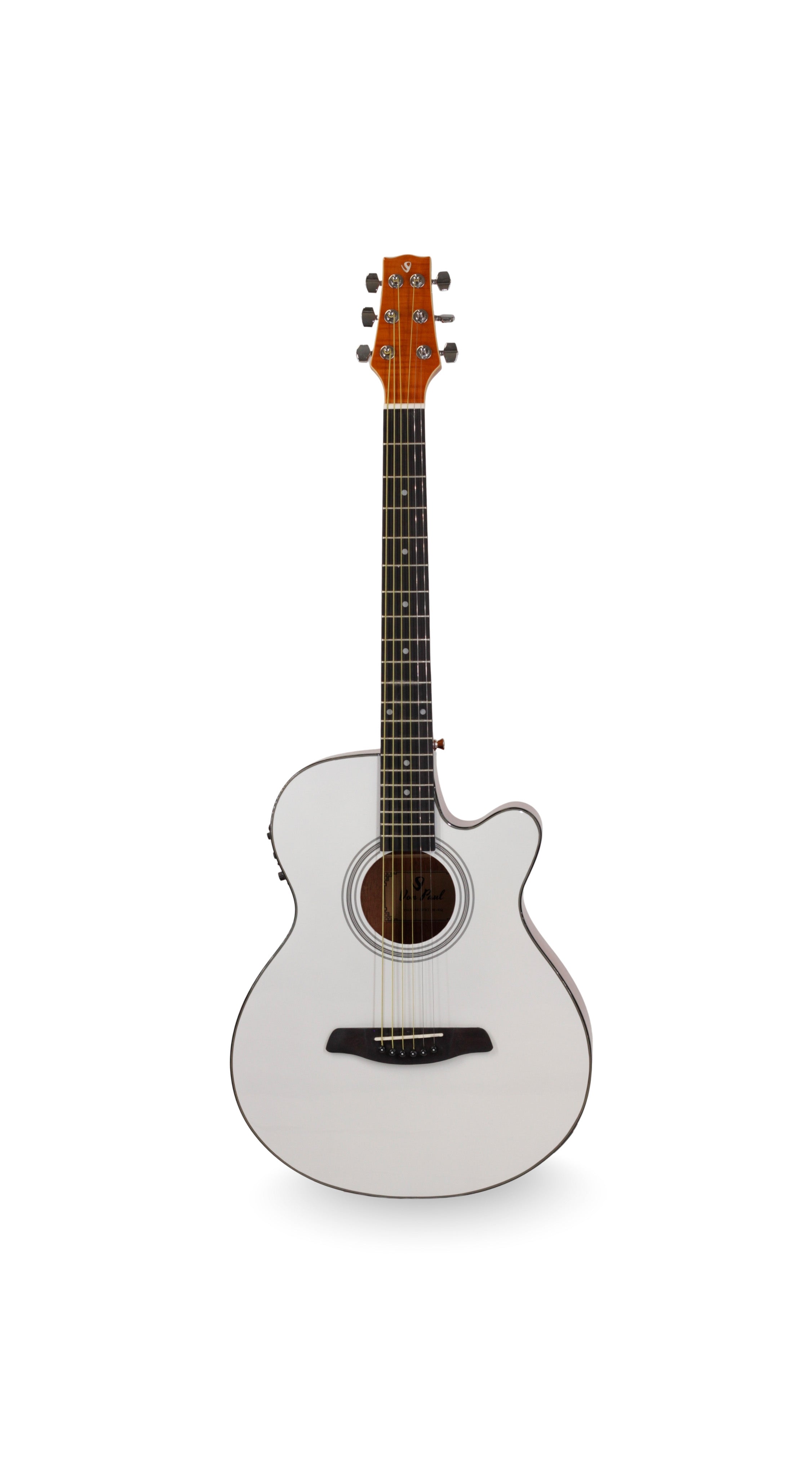 Guitarra Electroacústica White Mahogany 40¨- Incluye Funda
