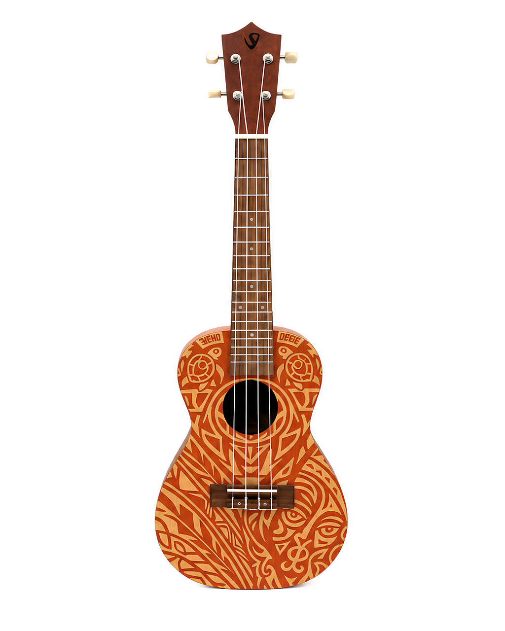 Ukelele Concierto Sapele Ethnik - Incluye Funda